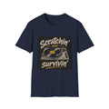 Scratchin' and Survivin' Turntable Shirt | DJ Record Player Tee